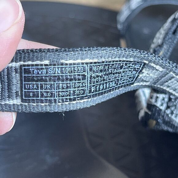 Teva Women's Size 8 Sandals Arrabelle Universal Mosaic Cork 3" Wedge Slingback - Picture 10 of 10